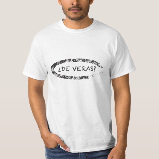 Vraiment ? dans le T-shirt espagnol (Devant)