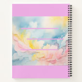 Vraiment Elegant Couleurs apaisantes Carnet spiral (Dos)