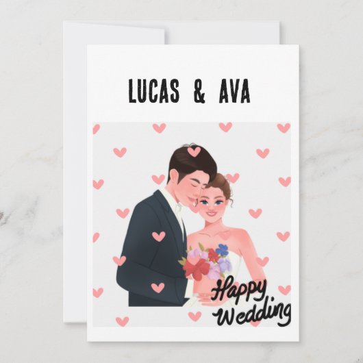 "Vraiment Invitations d'Amour" (Devant)