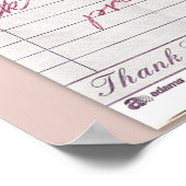 Vraiment jolie affiche de chèque d'invité (Coin)