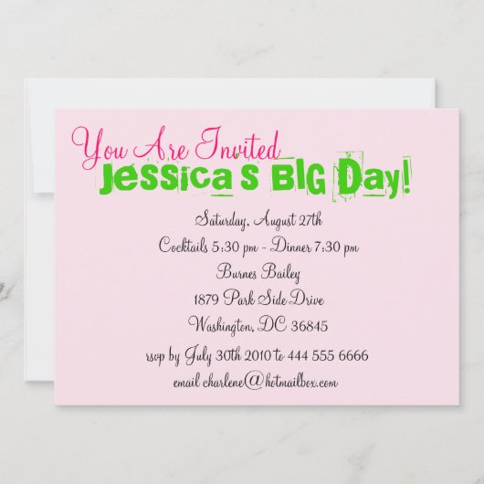 Vraiment Jolies Filles Invitation À Vivre (Devant)