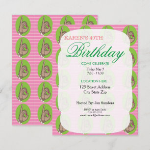 Vraiment jolies invitations à la fête d'anniversai