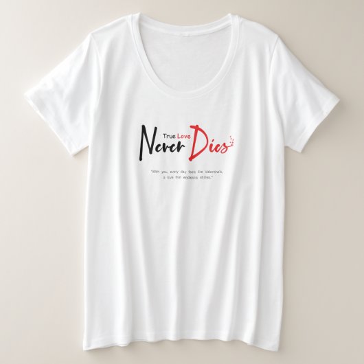 Vraiment l'amour ne meurt jamais (Design devant)
