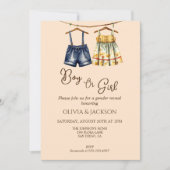 Vraiment Neutre Genre Révéler Invitation (Devant)