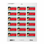 Vraiment Rétro Étiquettes de adresse Gal (Feuille entière)