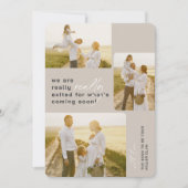 Vraiment Sortie Faire-part de Grossesse Beige (Devant)