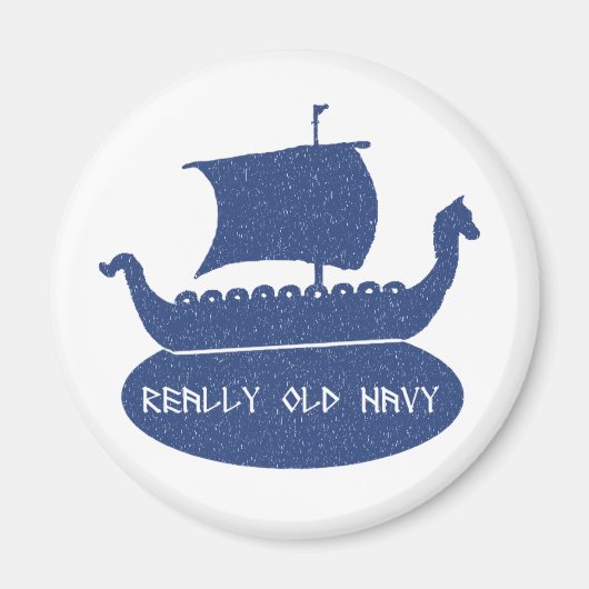 Vraiment vieux Magnet de marine (Devant)