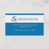 Vrais cartes de visite d'agent immobilier (Dos)