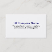 Vrais échantillons de carte de visite d'agent (Dos)