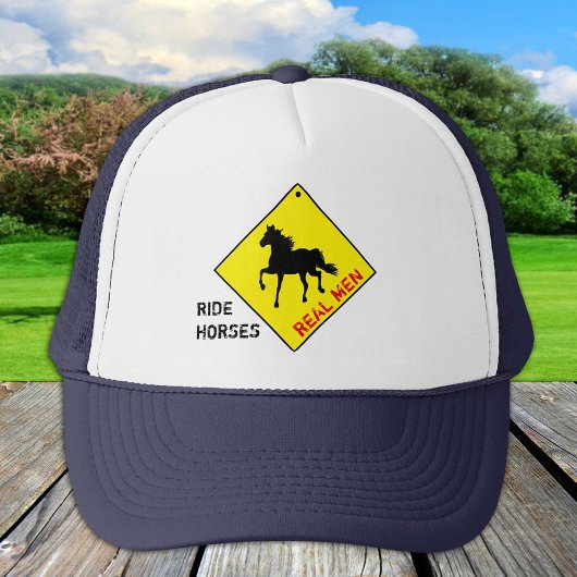 Vrais Hommes Montent à Cheval - Casquette de Camio