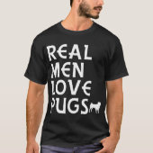 vrais T-shirts de frère de carlins d'amour (Devant)