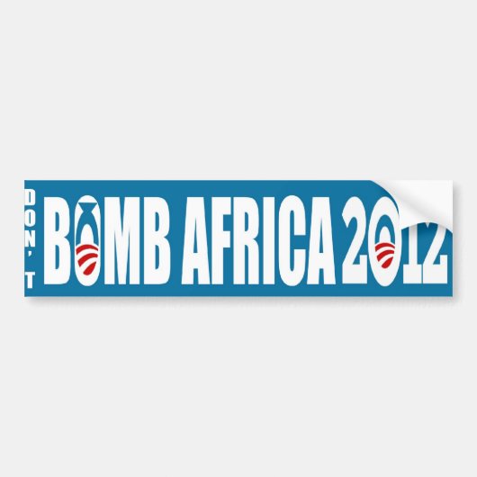 Vrede 2012 bumpersticker (Voorkant)