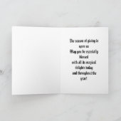 Vrede 3 feestdagen kaart (Binnen)