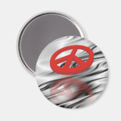 Vrede 3D / reflexie Magneet (Voorkant / Achterkant)