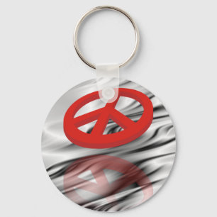 Vrede 3D / reflexie Sleutelhanger