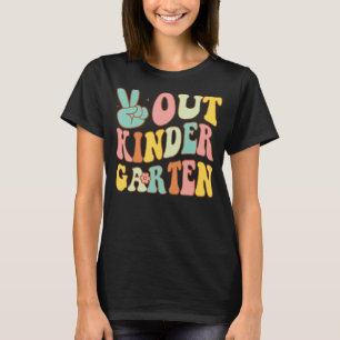 Vrede Afmelden Kleuterschool Laatste Dagen School T-shirt