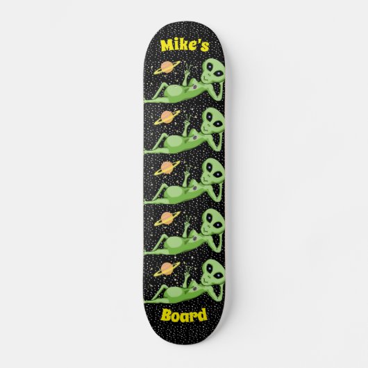 Vrede Alien Skateboard Deck (Voorkant)
