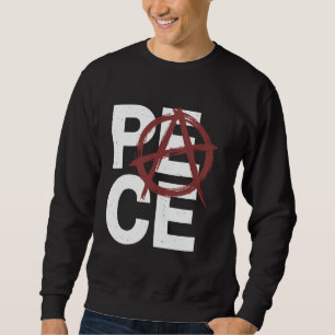 Vrede Anarchie Symbool Activist Protest Trendy Dis Trui