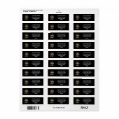 Vrede! Angel-adreslabel Etiket (Full Sheet)