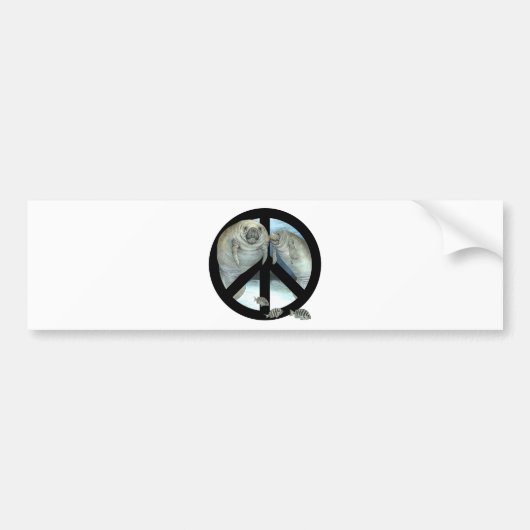 vrede beheren bumpersticker (Voorkant)