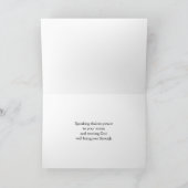 Vrede BIDT VOOR U Christelijk Kaart (Binnen)