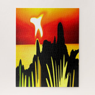 Vrede bij zonsopgang legpuzzel