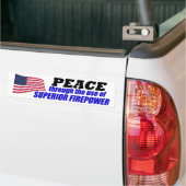 Vrede Bumpersticker (Op Truck)
