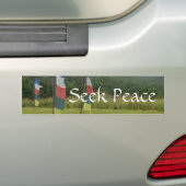 Vrede Bumpersticker (Op auto)