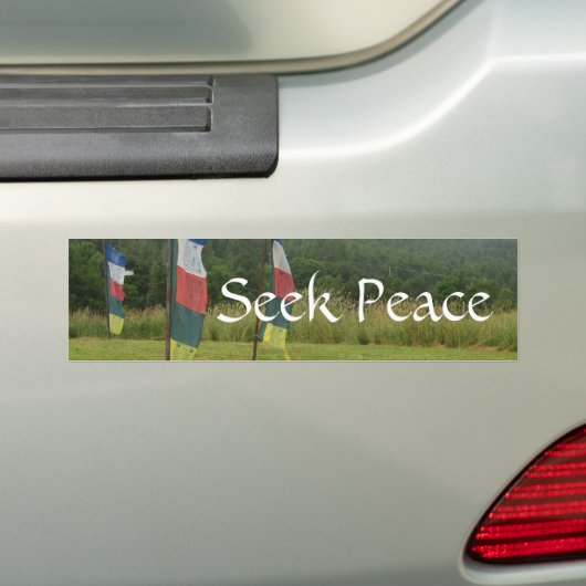 Vrede Bumpersticker (Op auto)