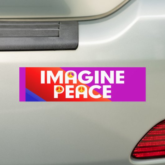 vrede bumpersticker (Op auto)