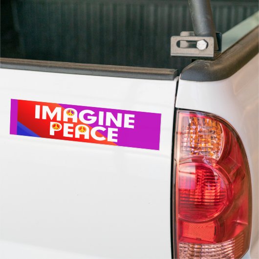 vrede bumpersticker (Op Truck)