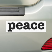 Vrede Bumpersticker (Op auto)