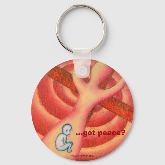 ..vrede ? Button Sleutelhanger (Voorkant)