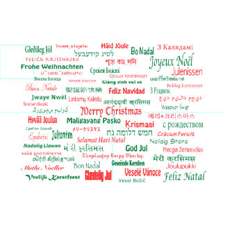 Vrede coëxistente prettige kerst Veel talen Stof