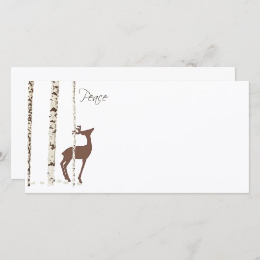 Vrede, dieper en vogel {horizontaal} (Voorkant / Achterkant)