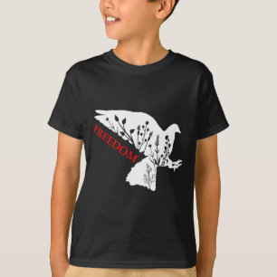 Vrede Dom Witte Duif Says Dom VS Rode Dom Zegt T-shirt