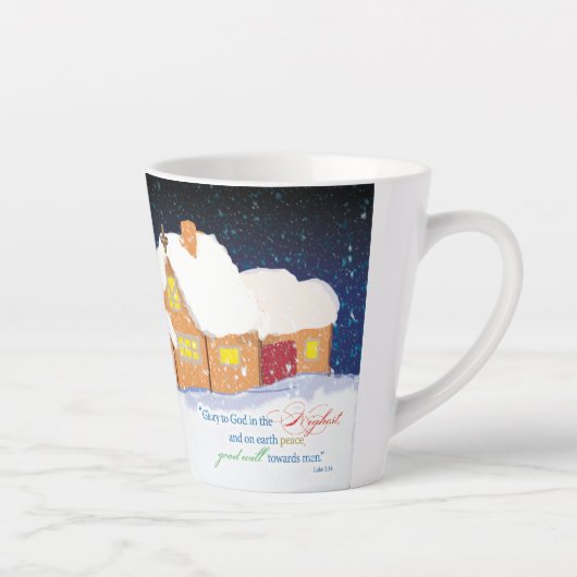 Vrede en goodwill... Kerstfeestdag Mok (Rechts)