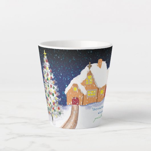 Vrede en goodwill... Kerstfeestdag Mok (Voorkant)