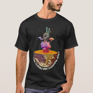 Vrede en ik denk voor mezelf wat een prachtige wer t-shirt