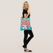 Vrede en Liefde Canvas Tas (Op model)