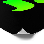 Vrede en liefde en alles wat Jazz afdrukt Poster (Hoek)