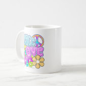 Vrede en liefde koffiemok (Voorkant links)