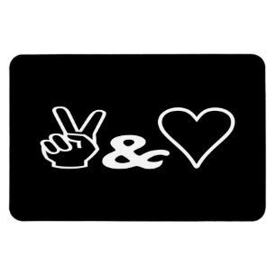 Vrede en liefde magneet