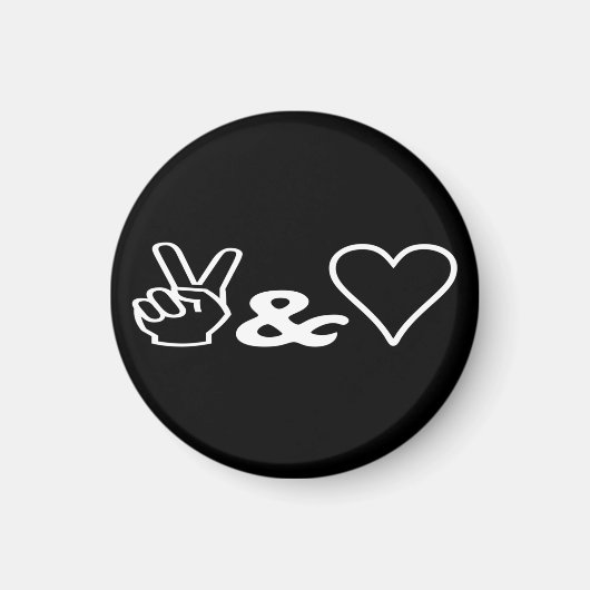 Vrede en liefde magneet (Voorkant)