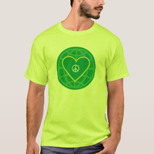 Vrede en liefde over de hele wereld. t-shirt
