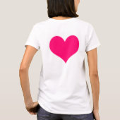 vrede en liefde t-shirt (Achterkant)