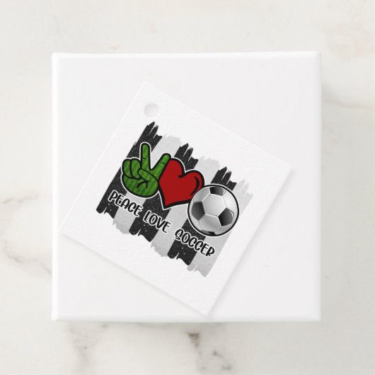 Vrede en liefde voor voetgangers bedankjes labels (In situ)