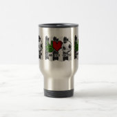 Vrede en liefde voor voetgangers reisbeker (Center)