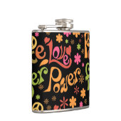 Vrede- en liefdespatroon heupfles (Rechts)