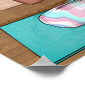 Vrede en Meditatie Urban Art Poster (Hoek)